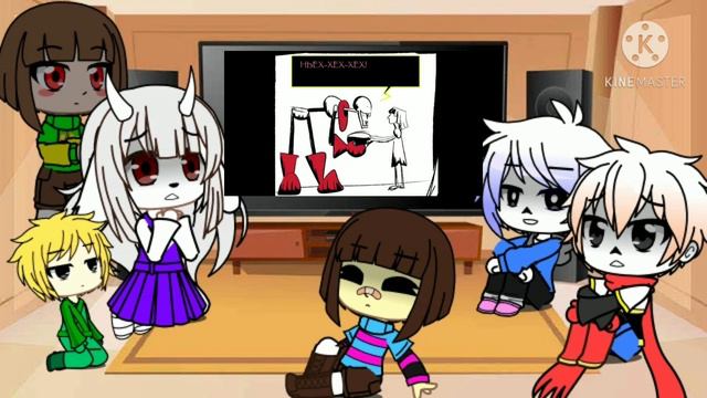 Реакция персонажей Undartale на Horrortale 4ч (Gacha Club) смотреть онлайн