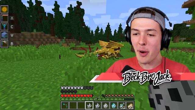 Morphing MOBS into DRAGONS in Minecraft! смотреть онлайн