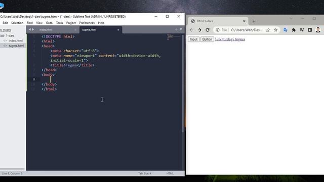 Web dasturlash // HTML 2-dars смотреть онлайн
