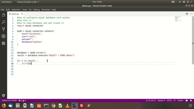How fetch all data from table in mysql database python3 смотреть онлайн