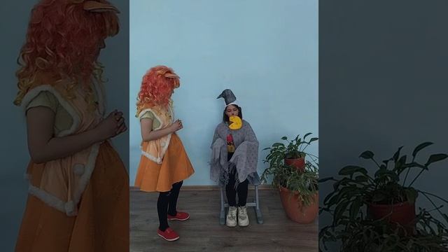 Инсценировки басни "Ворона и лисица" смотреть онлайн