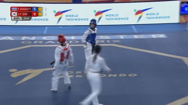 Manchester 2018 WT GP [Female -49Kg FINAL] WONGPATTANAKIT, PANIPAK(THA) vs SIM, JAE-YOUNG(KOR) смотреть онлайн