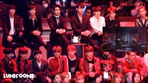 161202 GOT7, NCT, TWICE Reaction to EXO 'Monster' @ MAMA 2016 Teresa ChMoore