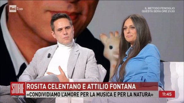 Rosita Celentano e Attilio Fontana - Storie italiane - 04/12/2023