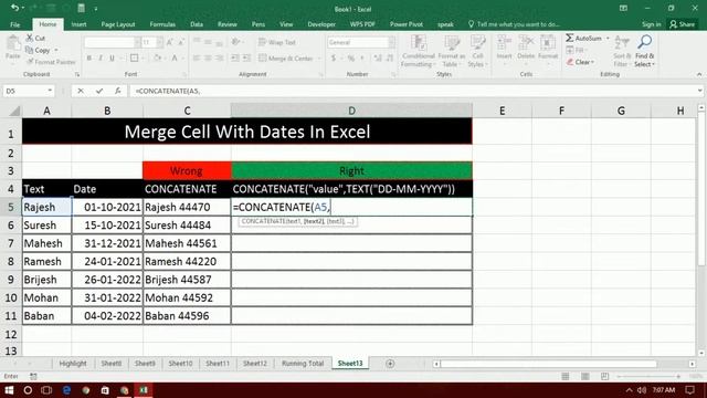 Unlock the Secret to Combining Text & Dates Instantly in Excel! смотреть онлайн