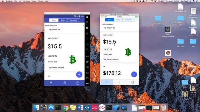 Silent Auction React Native App смотреть онлайн