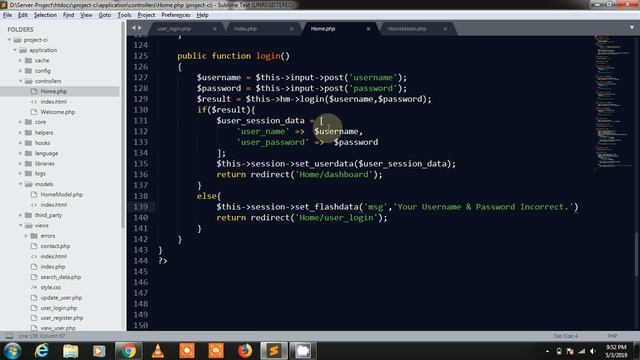 Codeigniter Tutorial in Hindi Part-17 ( User Login & Logout ) смотреть онлайн