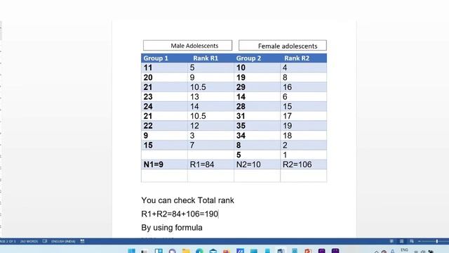 |mann whitney u test numerical| ignou mapc statistics assignment| mann whitney u test formula смотреть онлайн