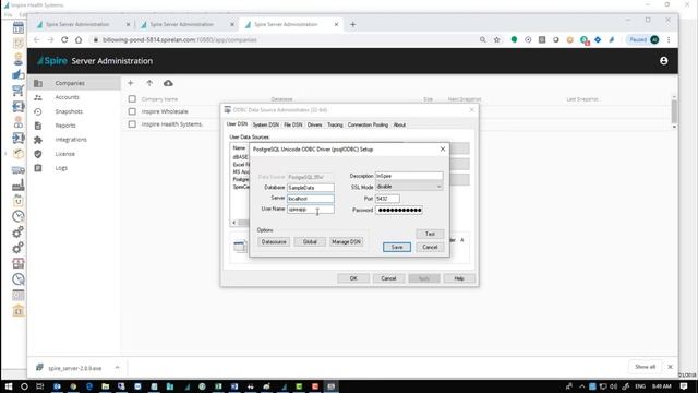 ODBC Setup смотреть онлайн