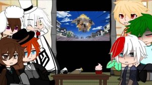 Реакция мга(моя геройская академия) и бсд(великий из бродячих псов) на видео про них （╹◡╹）