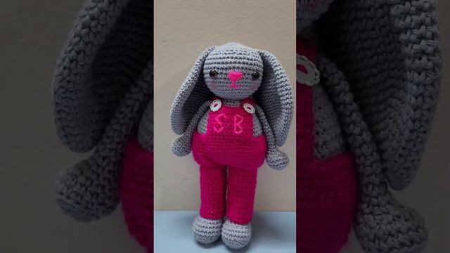 crochet bunny with beautiful dress/handmade bunny/how to make a crochet bunny смотреть онлайн