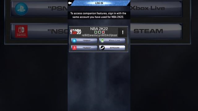 A valid NBA 2k22 save was not found Log in with a 2k Sports account ERROR смотреть онлайн