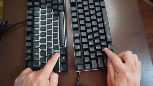 Blue Switch VS Red Switch on Mechanical Keyboard - Sound Test on Redragon K552 VS HUO JI - Review смотреть онлайн
