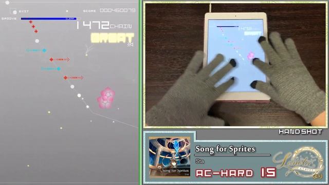 Song for Sprites (AC-HARD) 理論値 【GROOVE COASTER 2 Original Style 手元動画】 смотреть онлайн