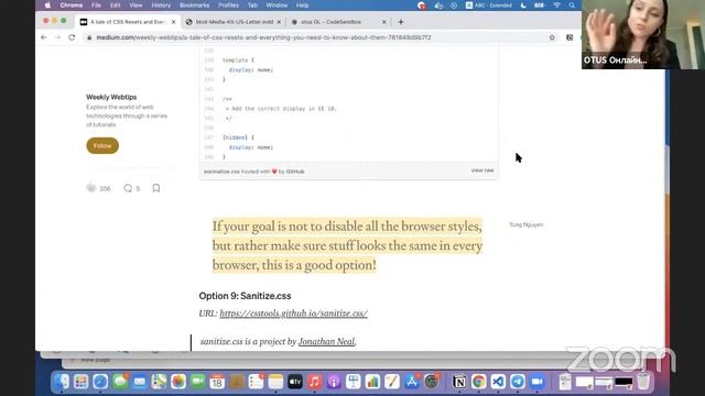 CSS Reset - ненужный артефакт или спасательный круг // Демо-занятие курса «HTML/CSS» смотреть онлайн