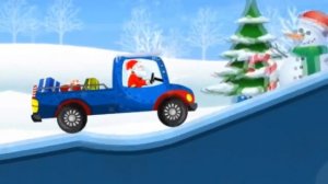 Мультики про машинки Дед Мороз везет подарки