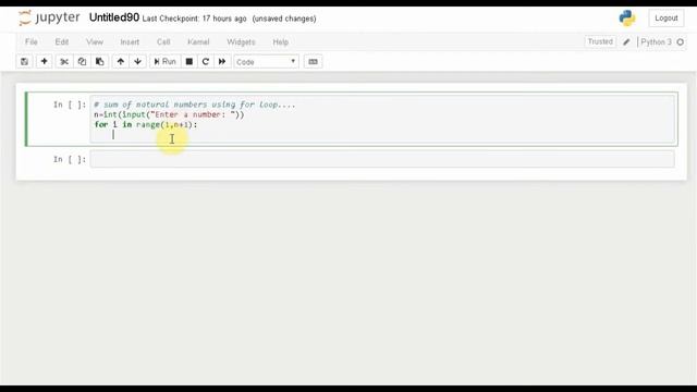 Python tutorial 39 : Sum of numbers by for loop смотреть онлайн