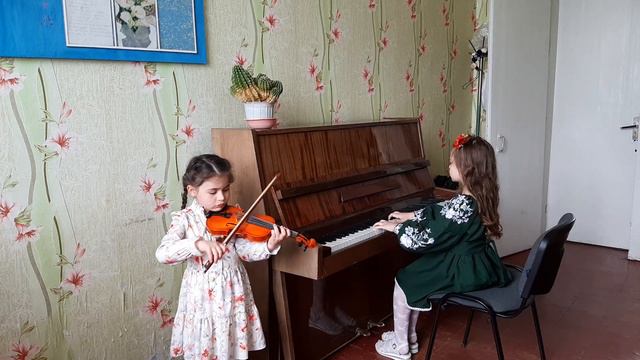 Дует: Сахарова Олена-скрипка, Стадник Анна- ф-но, Ф.Шуберт 