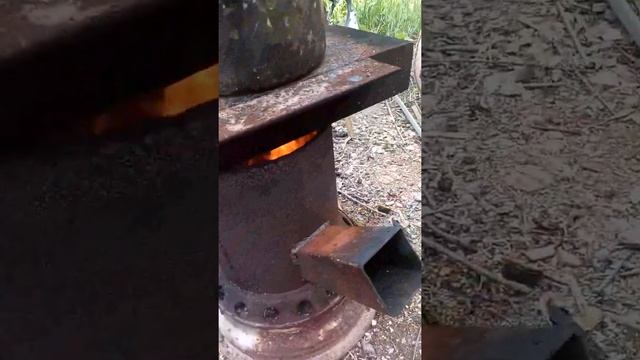 Уличная печь для дачи: почти "ракета" смотреть онлайн