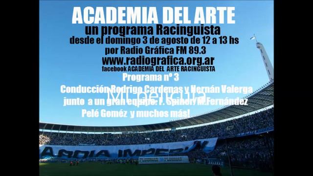ACADEMIA DEL ARTE RACINGUISTA / Radio nº3 смотреть онлайн