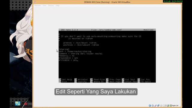 Konfigurasi Samba Debian 6 Menggunakan Virtual Box смотреть онлайн