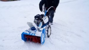 Снегоуборшик-мотоблок НЕВА МБ 2 уборка снега