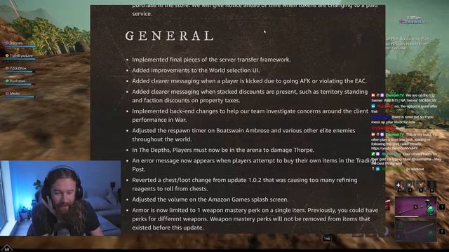 New World Patch Notes 1.0.3: Server Transfer Details смотреть онлайн