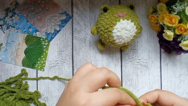 Мастер- класс лягушка крючком. Готовые работы, процессы, подарок! смотреть онлайн