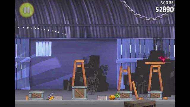 Angry Birds Rio Level 15 (1-15) Smugglers Den 3 Star Walkthrough смотреть онлайн