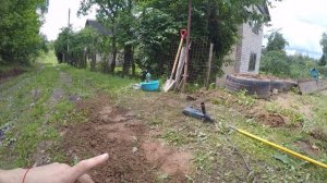 Дешёвый земляной бур на перфоратор BOSH своими руками.Ямки под столбы за 10 минут.