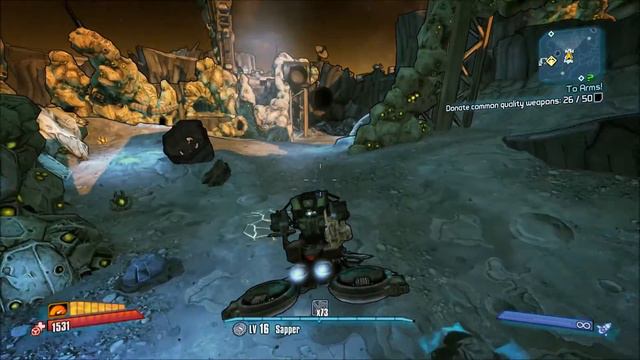 Borderlands: The Pre Sequel - Outlands Canyon - "How-To Unlock Electric Barrier Guide" смотреть онлайн