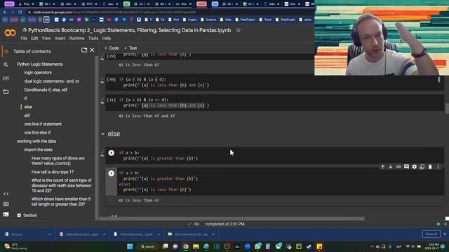 python data basics class 2 part 5 logical indexing in pandas python free code walkthrough смотреть онлайн