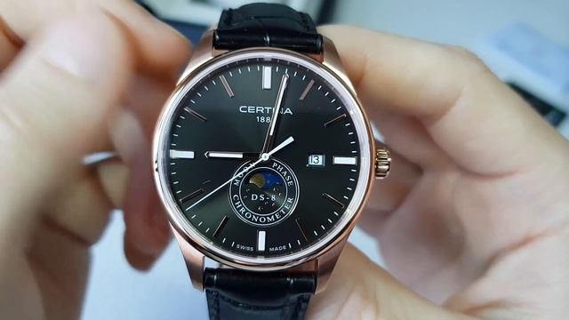 Certina DS-8 Moon Phase Chronometer. Обзор\Review смотреть онлайн
