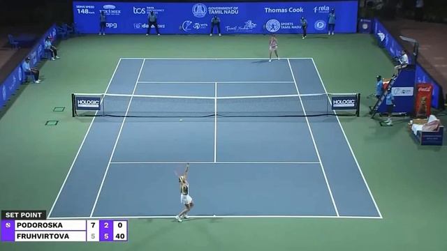 Linda Fruhvirtova VS Nadia Podoroska | Semi Final |WTA 250 Chennai Open 2022 смотреть онлайн