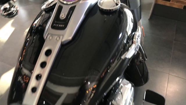 Harley-Davidson Softail Fat Boy 114 (FLFBS) Black Tempest 2018 смотреть онлайн