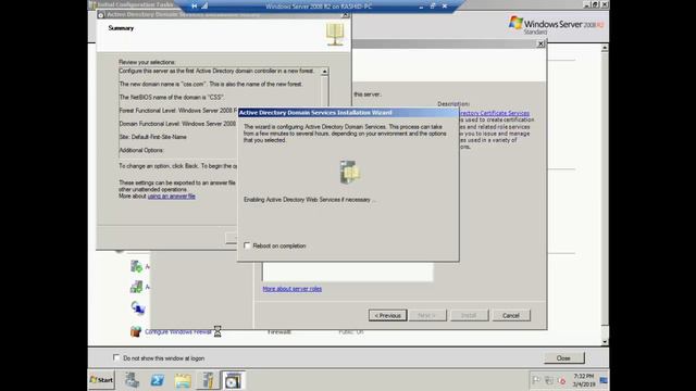 CSS NC 2 - Windows Server 2008 R2 Server Configuration Tutorial смотреть онлайн