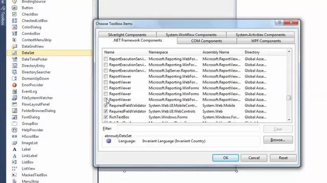 How to add reportviewer control in visual studio- Windows Forms Designer смотреть онлайн