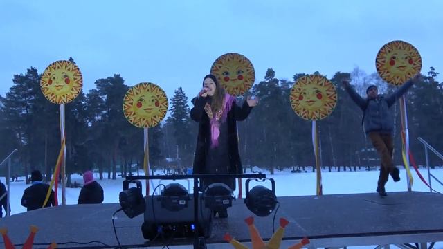 Дарья Лавецкая - Гори-ори Ясно(Масленица,Ильинский пруд,г.п.Ильинский,26.02.2023) смотреть онлайн