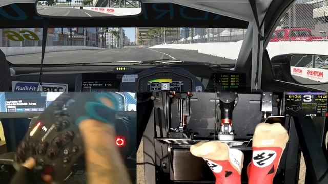First Drive!!!! 2022 Honda Civic BTCC - Hotlap @ Long Beach - rFactor2 смотреть онлайн