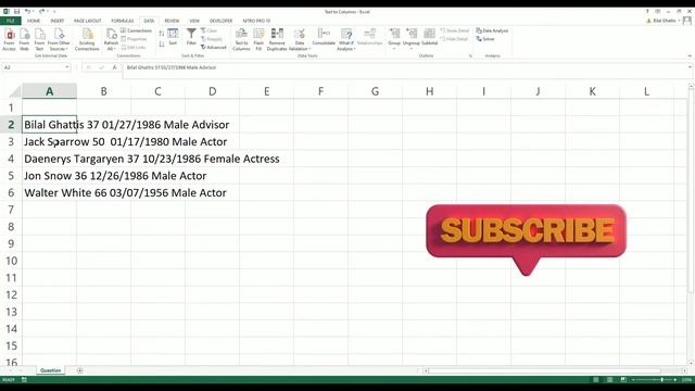 Text to Columns in Excel - 30 Seconds Solution (5 Simple Steps) смотреть онлайн