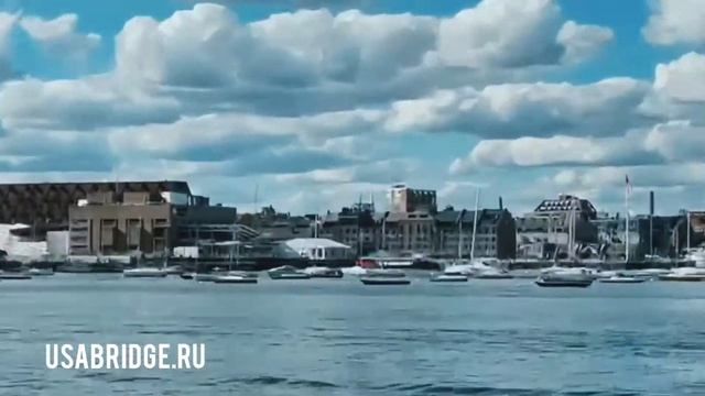 Прогулка вдоль Boston Harbor | МОСТ в США (USABridge.ru) смотреть онлайн