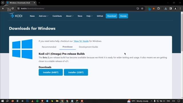 How to Install Kodi 21 Omega Beta 2 on Windows смотреть онлайн
