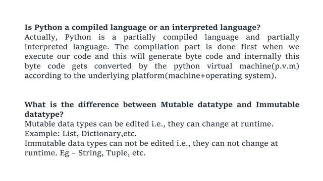 Must Know Interview Questions in Python смотреть онлайн