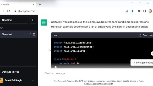 How to write Java Code using ChatGPT смотреть онлайн