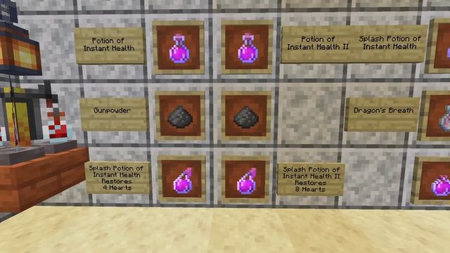 Minecraft how to make a potion of healing смотреть онлайн