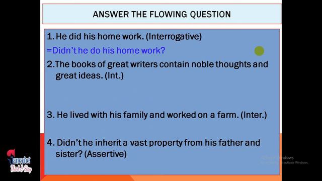 Changing Sentence | Transformation of Sentences | Assertive to Interrogative | English Grammar смотреть онлайн