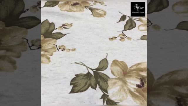 280 СМ. ТКАНЬ ДЛЯ ШТОР ПОД ЛЕН ПАЛЕВЫЙ ЦВЕТОК смотреть онлайн