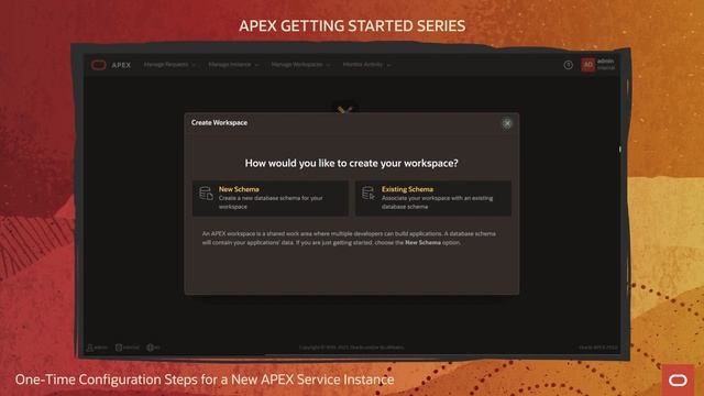 One-Time Configuration Steps for a New APEX Service Instance! смотреть онлайн