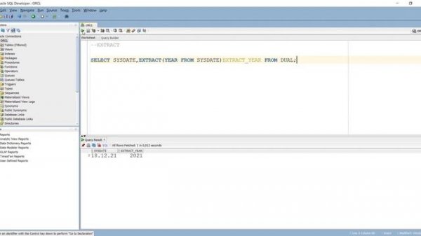 EXTRACT-SQL Funksiyaları/ SQl functions/  Функции SQl