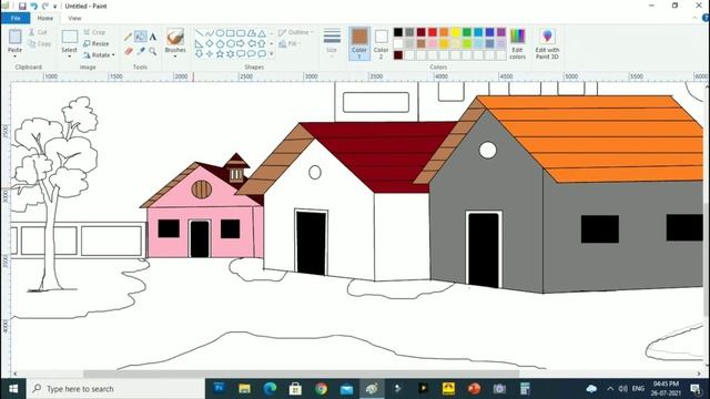 HOW TO DRAW A DIGITAL PAINTING WITH MICROSOFT PAINT FOR KIDS смотреть онлайн
